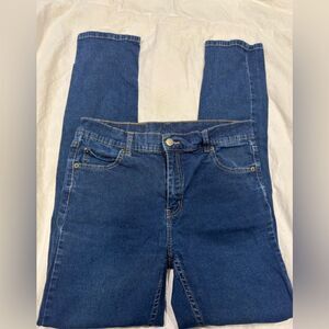 Cheap Monday Dark Blue Stretch Denim Jeans in size 33/32